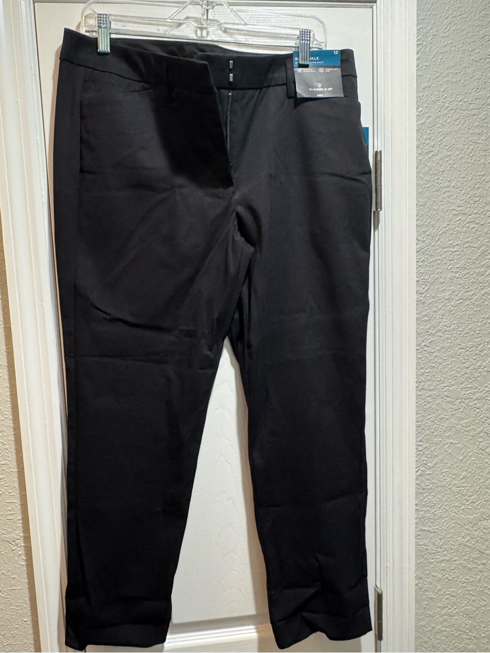 Women's Worthington Slim Ankle Black Dress Pants Size 12